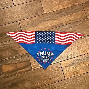 Trump 2020 American flag bandana
